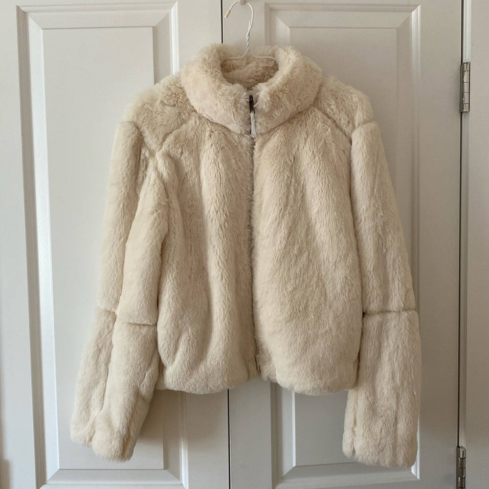 Patagonia Lunar Frost Jacket Coat Color Natural Size S